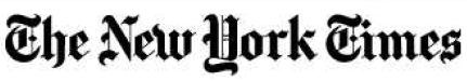 new york times masthead